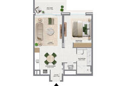 1 bedroom apartment